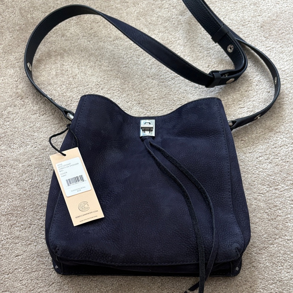 Rebecca Minkoff Darren Small, Navy Crossbody Bag